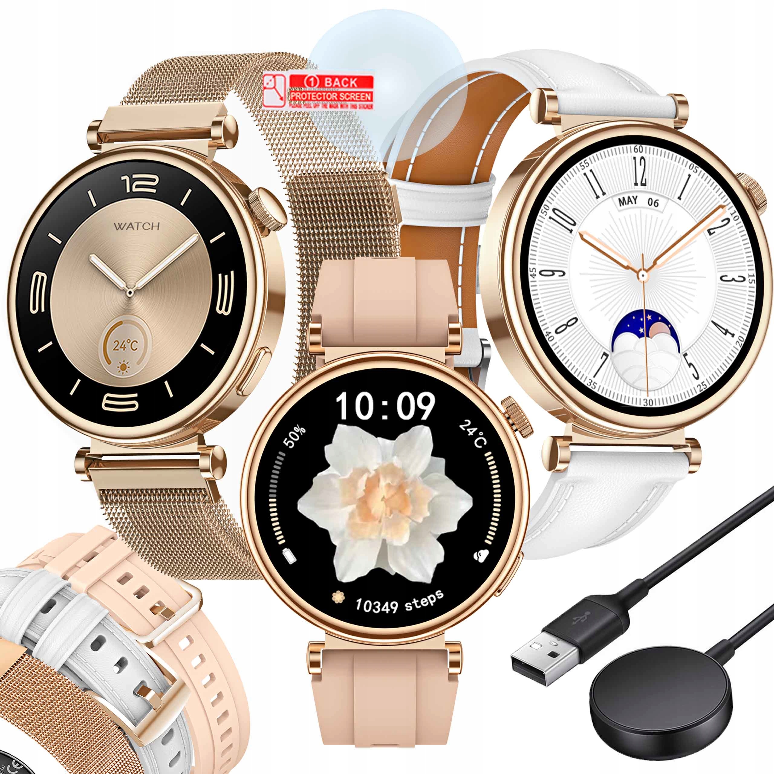 WonderWatch Smart Watch WoderFit Xi4 gold + 9 ďalších produktov